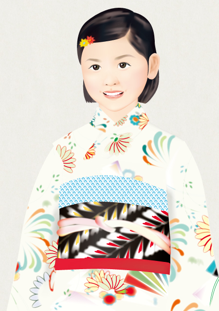 お正月の晴れ着